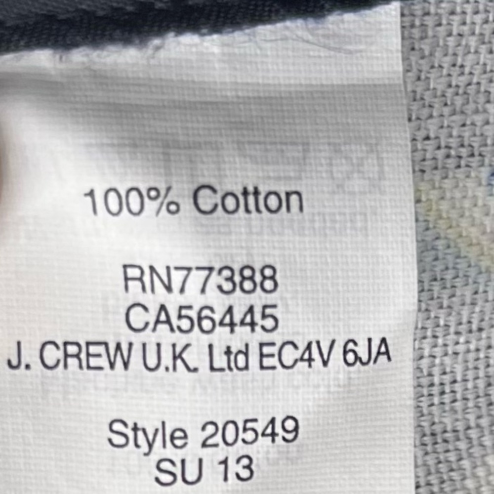 J. Crew Collection Navy Sailboat Print Cropped Pants - Picture 6 of 7